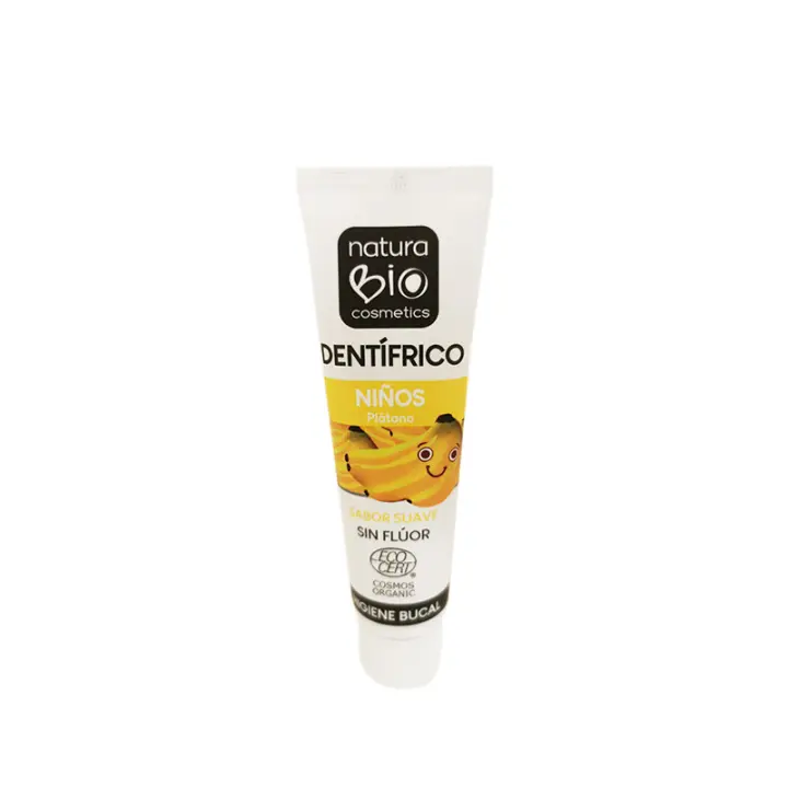 Naturabio Cosmetics Dentífrico Niños Plátano Sin Fluor 50Ml - 1