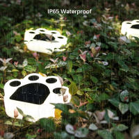 Luces Solares LED Para Exterior Con Diseño De Huella De Animal Decorativa Para Jardín Paseo Terraza Camping Decoración Verano - details 4