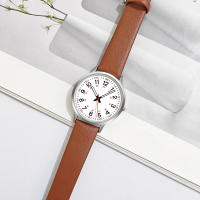 Reloj De Mujer Elegante De Cuarzo Con Correa De Cuero PU Reloj De Pulsera Para Damas Reloj De Moda Con Luz Trasera - details 7