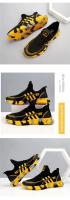 Zapatos De Tenis Para Hombres Cómodos Con Superficie De Malla Y Tela Fly Antideslizante Descuentos Grandes Zapatos Deportivos - details 1