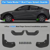 Protector De Barro Para Modelo Y 2019-2024 Protector De Salpicaduras De Alta Calidad En TPE Suave Sin Necesidad De Perforación Accesorios De Parachoques Para Model 3 Highland - details 2