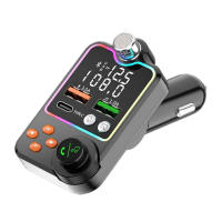 Cargador De Coche Bluetooth 5.0 Dual USB Tipo C Reproductor MP3 Transmisor FM Llamada Hands-free Luz Del Encendedor - details 13