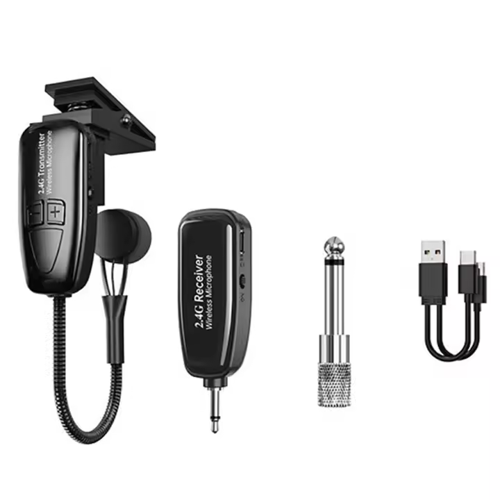 Receptor Y Transmisor Inalámbrico Sax UHF Microfono Para Trumpet Orquestal Rango De 98 Pies Instrumentos De Sonido - 1