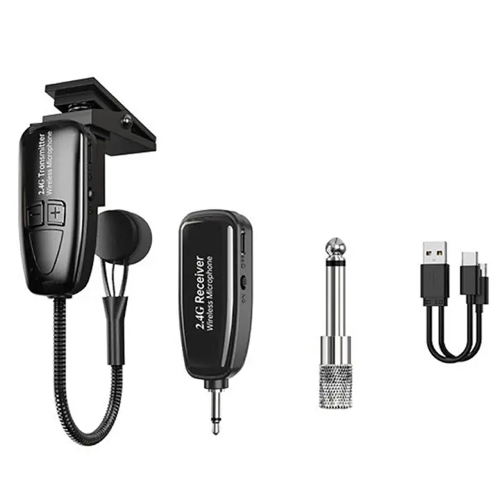 Receptor Y Transmisor Inalámbrico Sax UHF Microfono Para Trumpet Orquestal Rango De 98 Pies Instrumentos De Sonido - 1