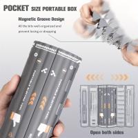 Juego De Destornilladores Eléctricos Portátiles 138 En 1 Con Bits Magnéticos De Precisión Para Reparaciones DIY De PC Y iPhone Material De Aleación Duradera - details 6