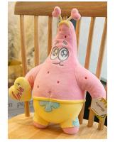 Peluche De Anime Spongebob Squarepants Patrick Star Rosa Kawaii Cartoon Cosplay Muñeco De Peluche Regalo De Cumpleaños Para Niños Y Niñas - details 15