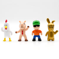 Figura De Acción Stumble Guys Kawaii Anime PVC Modelo Juego Estatua Set Multijugador Colección Regalo De Cumpleaños Para Niños - details 4