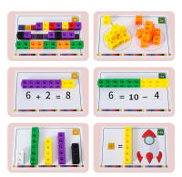 Juguetes Educativos Montessori Cubos Arcoíris De 10 Colores Bloques De Encaje Juego De Puzle 3D Para Niños Aprendizaje Matemático DIY - details 8