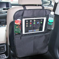 Organizador De Asiento Del Coche Con Bolsa Para IPAD De Tela De Oxford Función Anti-golpes Para Viajes Y Negocios - details 2