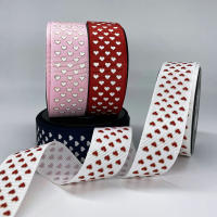 Cinta De Seda Poliéster De 5 Metros Con Estampado De Corazón Para Embalaje De Regalos Decoración De Boda DIY Cinta Grosgrain Para Colgar En El Cabello Y Manualidades - details 13