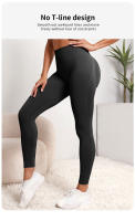 Leggings Deportivos De Cintura Alta Para Mujer Sujetador Elástico Fitness Yoga Gimnasio Sin Costuras Levanta Glúteos - details 5