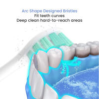 Cabezales De Cepillo De Dientes Eléctrico Sonico Reemplazables Para Xiaomi Mijia T200 T300 T301 T500 T700 Brista Suave Pack De 8 - details 6