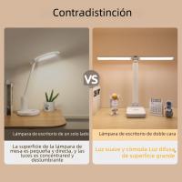 Lámpara De Escritorio LED Táctil Recargable USB Con 3 Niveles De Iluminación Protección Ocular Plegable Para Dormitorio Lámpara De Noche Para Mesa Al Final Del Camastro - details 6