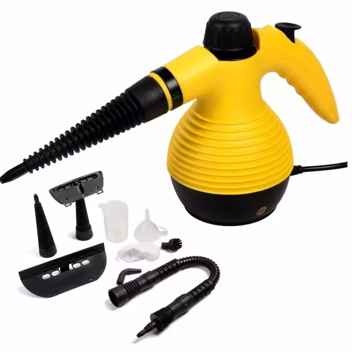 LIMPIADOR A VAPOR PORTÁTIL 1000 W DE POTENCIA, VAPORETA MINI PORTÁTIL, LIMPIADOR A VAPOR IDEAL PARA COCHE U HOGAR, LIMPIADOR A VAPOR DE MANO WITH ACCESORIOS, LIMPIADORES A VAPOR - 1