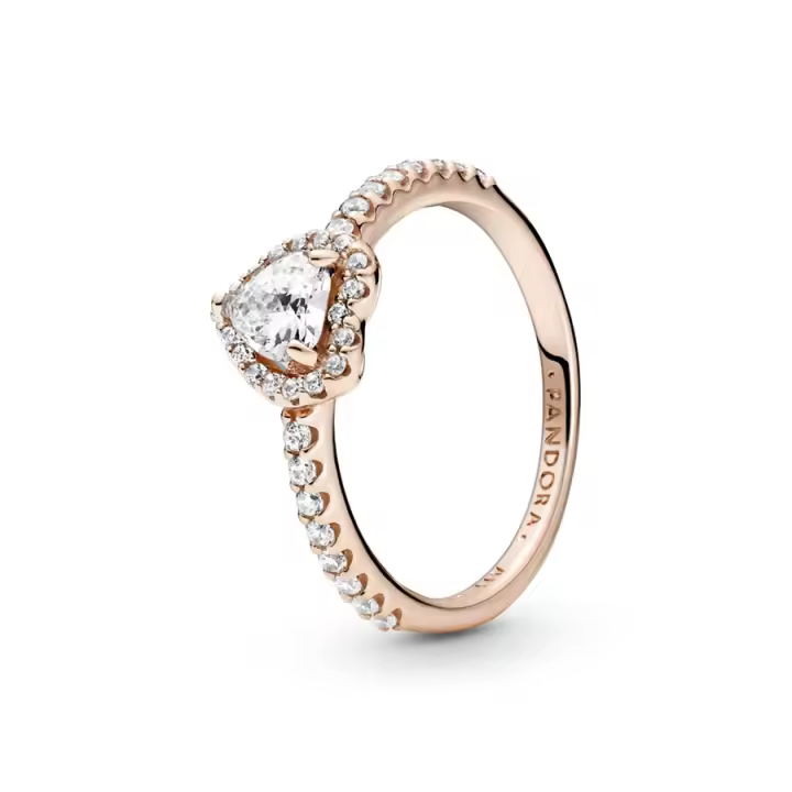 Pandora Pandora Rose Anillo en Pandora Rose Corazón Brillante Elevado 188421C02 , para Mujer - 1