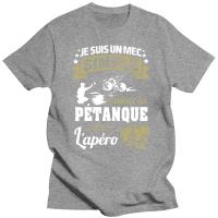 Camiseta De Algodón 100% Para Hombre Con Estampado Humorístico De Petanca Y Pétrea Camiseta Casual De Verano Sin Capucha Manga Corta Tallas S a 3XL - details 3