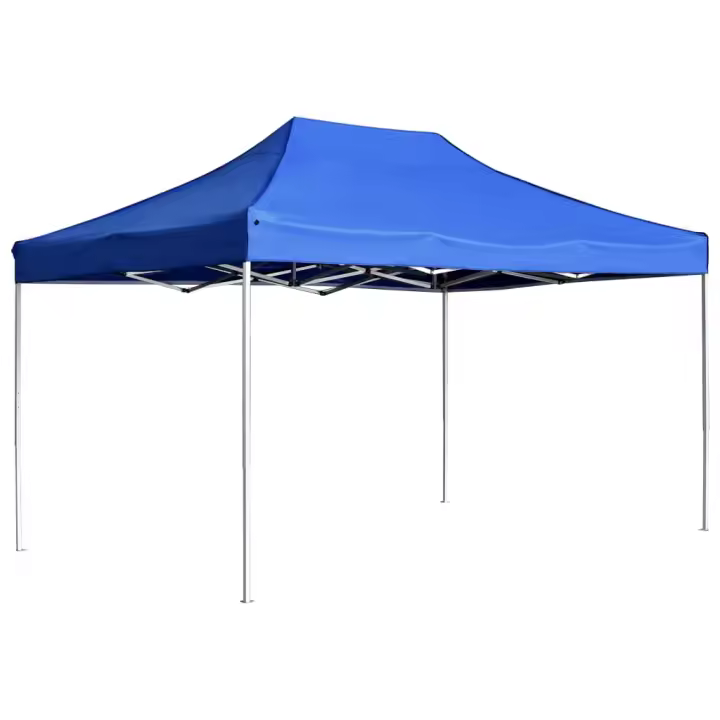 vidaXL Carpa Plegable Profesional Aluminio 4,5x3 m Cenador Pagoda Jardín Color Azul,  Blanco,  Crema y mas - 1