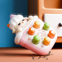 Juguete Educativo Para Niños Mini Whack-a-Mole De Coordinación Ocular-Motora Color Aleatorio Juguete De Decompresión Para Dedos - details 7