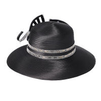 Sombrero De Encaje Blanco Elegante Para Mujer Con Lazo Satinado Para Boda Y Occasiones Formales Sombrero De Iglesia Derby - details 4