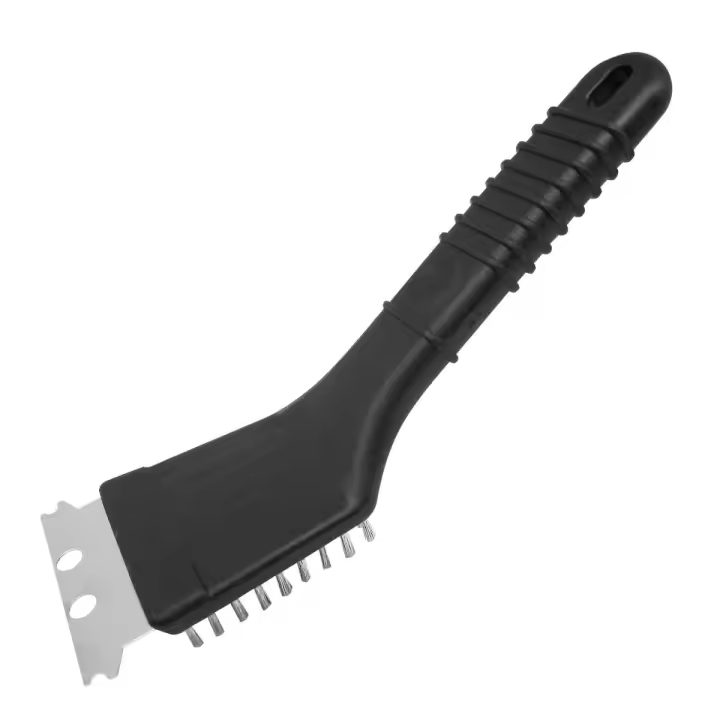 Fackelmann Cepillo C-Rasqueta 22Cm, plástico, acero inox, latón, color negro, 1 ud. - 1