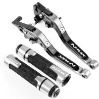 Juego De Palancas De Freno Y Embrague Ajustable Y Plegable Para Motocicleta Con Bloqueo De Estacionamiento Para NMAX 155/125 Material CNC - details 8