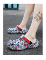 Nuevos Sandalias De Hombre Clogs Con Estampado De Camuflaje Zapatos De Jardín Plataforma Bajo Tacón Cierre De Correa EVA Cómodo Para Uso Diario Y Exterior - details 9