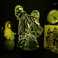 Figura De Anime Tokyo Revengers Lámpara 3D De Acrílico Iluminada Para Decoración De Habitación De Niños Regalo De Cumpleaños Luz Nocturna Con Control Remoto - details 6