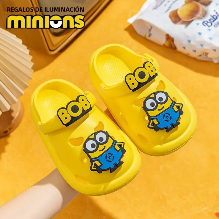 Sandalias De Verano Para Niños Anime Minions Kawaii EVA Zapatillas De Casa Playa Transpirables Tallas 13-20 Cm Unisex - 1