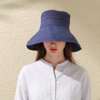 BRIMIX sombrero de sol mujer sombrero de playa mujer sombrero protección UV mujer sombrero verano mujer sombrero plegable mujer sombrero estilo francés sombrero plegable muj esombrero de algodón mujer gorra transpirable mujer sombrero verano mujer - details 14