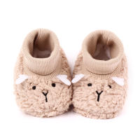 Zapatillas De Otoño-Invierno Para Bebés Con Diseño De Oso Y Oveja Niños Y Niñas Calf Sintética Antideslizante Cómodo Para 0-18 Meses - details 3