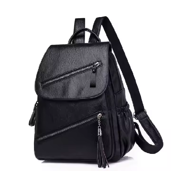 Mochila antirrobo para mujer,Piel sintética,para citas, excursiones, compras, escuela u otras actividades en interiores y exteriores - 1