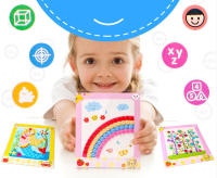 Puzzle De Botones DIY Para Niños Manualidades Creativas De Dibujo Y Pintura Juguete De Artesanía Para Clase De Arte - details 0