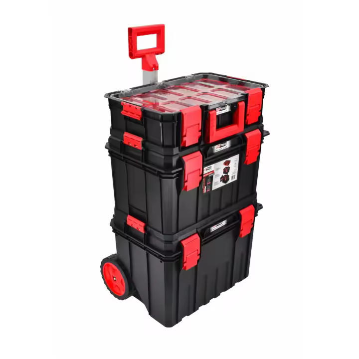 Awtools skrzynka narzędziowa modułowa modular box zestaw 4w1 530x355x825mm - 1