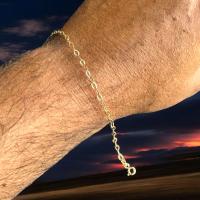 NOVEDAD Pulsera Rayos Italiana 288/032 18 cm Oro 18 Kilates con Certificado de Calidad - details 4