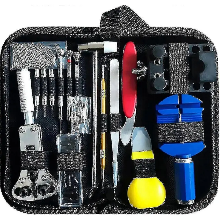 Kit de herramientas para reparación de relojes: 147 piezas, ideal para relojeros y regalos. - 1