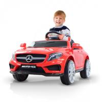 Mobiclinic® Kids Coche eléctrico infantil para niños Mercedes Benz AMG GLA45 12V Turbo Motor 30W MP3+USB+SD+AUX Mando hasta 3 km/h Luz LED Arnés Seguridad Asa y Ruedas para Transporte 3años - details 0