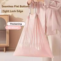 Bolsas De Basura De Capacidad Grande Con Cordón 50/100PCS Para Cocina Hogar Desechables De Alta Resistencia Color Rosa - details 7