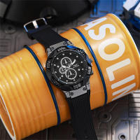 Reloj Deportivo De Cuarzo Para Hombre Con Pantalla Grande De Silicona Resistente Al Choque Reloj De Pulsera Casual Moda - details 8