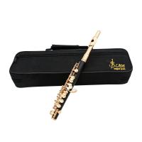 SLADE Piccolo Con 16 Agujeros En Clave C Multicolor Plata Y Cobre Blanco Instrumento De Viento Con Accesorios - details 5