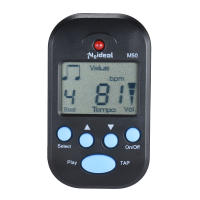 M50 Mini Metronomo Profesional Clip-on LCD Digital Rhythm Para Guitarra Violín Bajo Instrumentos De Cuerda Accesorios - details 1