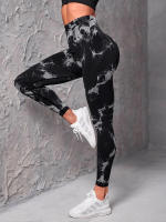 Pantalones De Yoga Para Mujer Leggings Deportivos Sin Costuras Cintura Alta Push up Tallas Trueñas Para Gimnasio Y Fitness Ropa De Gimnasio - details 3
