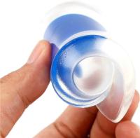 1 par de plantillas de gel para fascitis plantar, plantillas ortopédicas de gel para el talón, plantillas para el dolor de talón, espolón óseo y dolor de Aquiles, cuidado de los pies - details 1