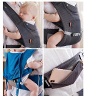 Portabebés para todas las estaciones, portabebés de sujeción frontal, taburete de cintura de doble propósito, artefacto para dormir y sostener al bebé. - details 13