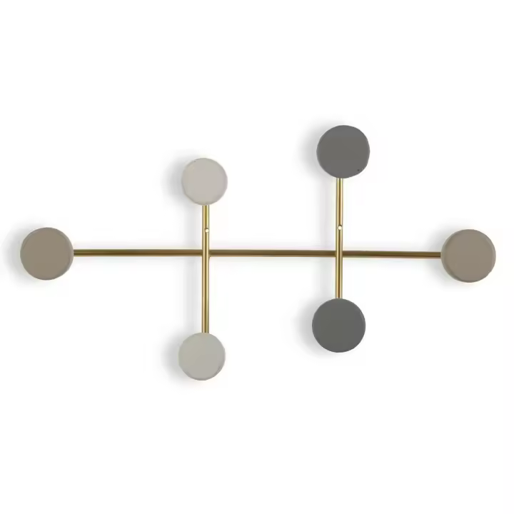 Perchero Versa Multicolor Metal Resina Madera MDF 6,5 x 22 x 41 cm (6,5 x 22 x 41 cm) - 1