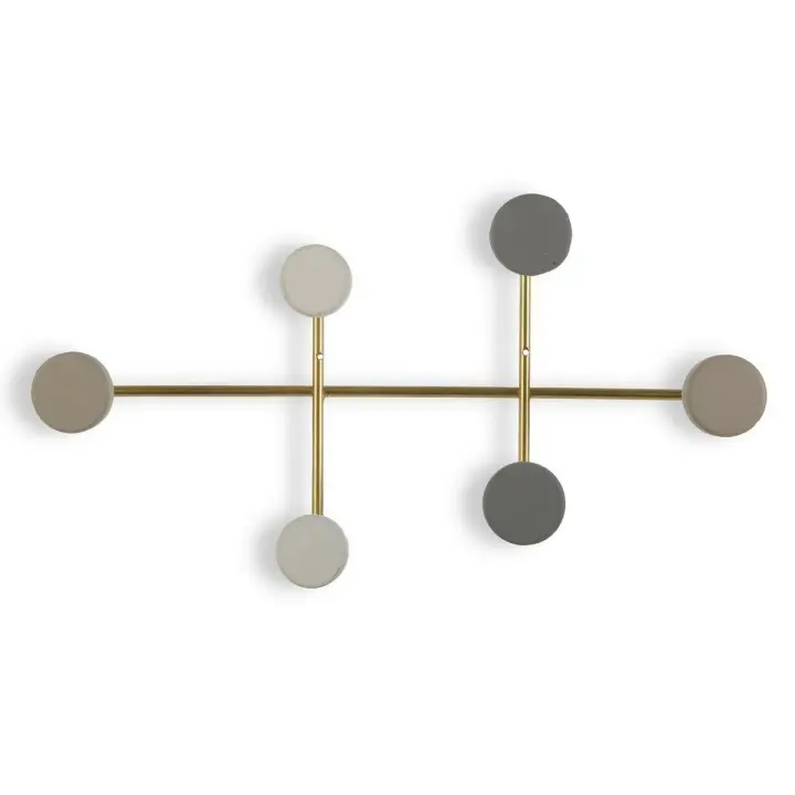 Perchero Versa Multicolor Metal Resina Madera MDF 6,5 x 22 x 41 cm (6,5 x 22 x 41 cm) - 1