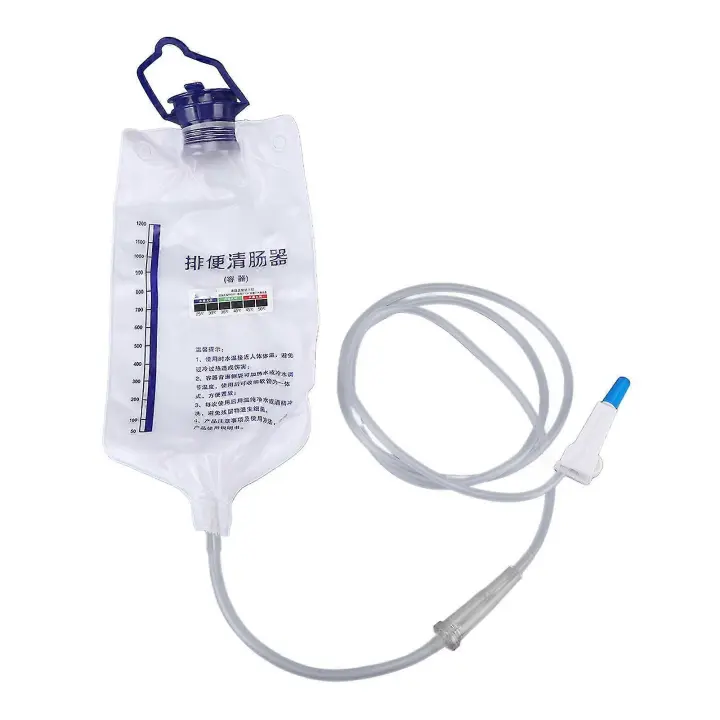 Large Capacity Home Enema Bag Reusable Colon Cleansing Enema Bag Anal Irrigation Bag For Men Women - 1