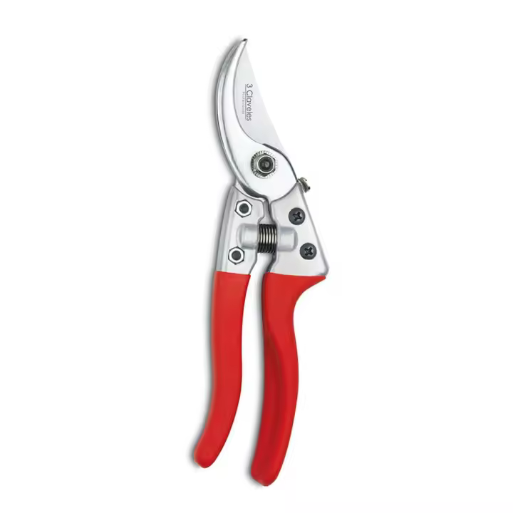 Tesoura de poda cabeça inclinada m. alumínio 21cm. d 3 claveles - 1
