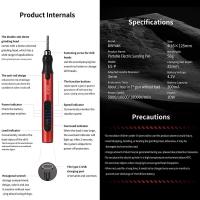 DSPIAE ES-P Sander Pen De Terciopelo Discos De Arena Pre-Cortados Abrazaderas Abrasivas Para Uso Con Pluma Eléctrica Portátil 4.2V 10W Herramienta Manual Para Carpintería - details 8