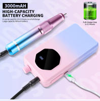 Kit De Taladro Para Uñas Recargable Portátil 35000 RPM Profesional Para Pintura De Uñas Con Fichas De Grano Set De Molinillo Para Herramientas De Salón De Uñas - details 1