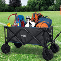 Carro plegable playa c/ruedas especial arena con carga 50 kg Aktive - details 4